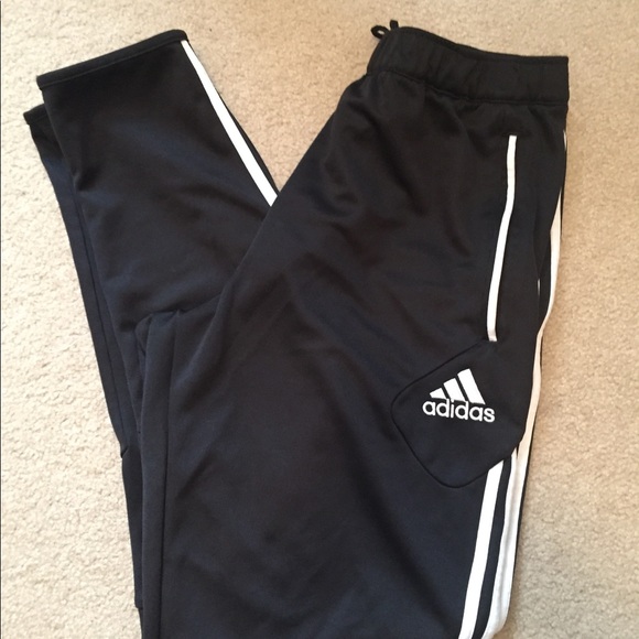 adidas Other - Adidas black/white stripes training pants